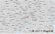 Silver Style 3D Map of ZIP code 20001