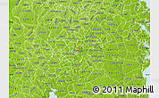 Physical Map of ZIP code 20001