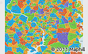 Political Map of ZIP code 20001