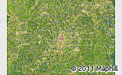 Satellite Map of ZIP code 20001