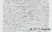 Silver Style Map of ZIP code 20001