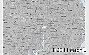 Gray Map of ZIP code 20011