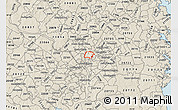 Shaded Relief Map of ZIP code 20011