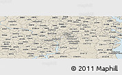 Classic Style Panoramic Map of ZIP code 20017