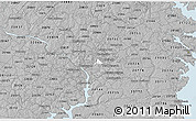 Gray 3D Map of ZIP code 20018