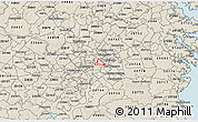 Shaded Relief 3D Map of ZIP code 20018