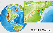 Physical Location Map of ZIP code 20336