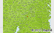 Physical Map of ZIP code 20336