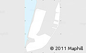 Silver Style Simple Map of ZIP code 20336