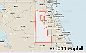 Classic Style 3D Map of ZIP code 00042