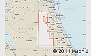 Classic Style Map of ZIP code 00042