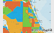 Political Map of ZIP code 00042