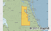Savanna Style Map of ZIP code 00042