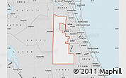 Silver Style Map of ZIP code 00042