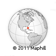 Outline Map of ZIP Code 00043