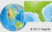 Physical Location Map of ZIP code 32053