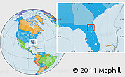 Political Location Map of ZIP code 32073
