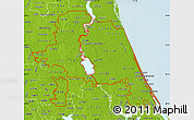 Physical Map of ZIP codes starting with 321