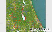 Satellite Map of ZIP codes starting with 321