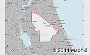 Gray Map of ZIP code 32110
