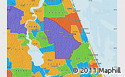 Political Map of ZIP code 32110