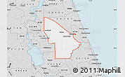 Silver Style Map of ZIP code 32110