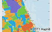 Political Map of ZIP code 32114