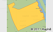 Savanna Style Simple Map of ZIP code 32114