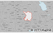 Gray 3D Map of ZIP code 32179