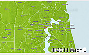 Physical 3D Map of ZIP code 32204
