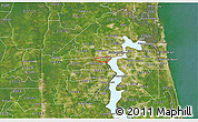Satellite 3D Map of ZIP code 32205