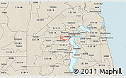 Shaded Relief 3D Map of ZIP code 32205