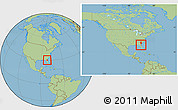 Savanna Style Location Map of ZIP code 32205, within the entire country