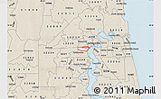 Classic Style Map of ZIP code 32205