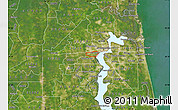 Satellite Map of ZIP code 32205
