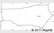 Blank Simple Map of ZIP code 32205