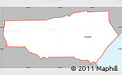 Gray Simple Map of ZIP code 32205