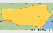 Savanna Style Simple Map of ZIP code 32205