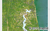 Satellite Map of ZIP code 32207