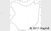 Blank Simple Map of ZIP code 32207, no labels