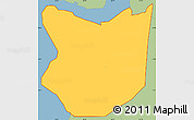 Savanna Style Simple Map of ZIP code 32207