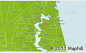 Physical 3D Map of ZIP code 32216