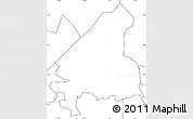 Blank Simple Map of ZIP code 32219, no labels
