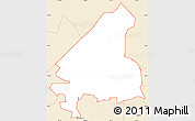 Classic Style Simple Map of ZIP code 32219
