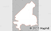 Gray Simple Map of ZIP code 32219