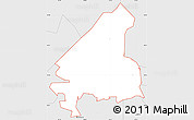 Silver Style Simple Map of ZIP code 32219