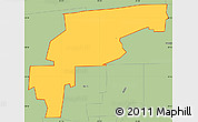 Savanna Style Simple Map of ZIP code 32221