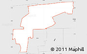 Silver Style Simple Map of ZIP code 32221