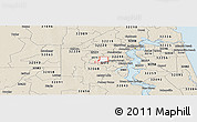 Classic Style Panoramic Map of ZIP code 32222