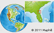 Physical Location Map of ZIP code 32224